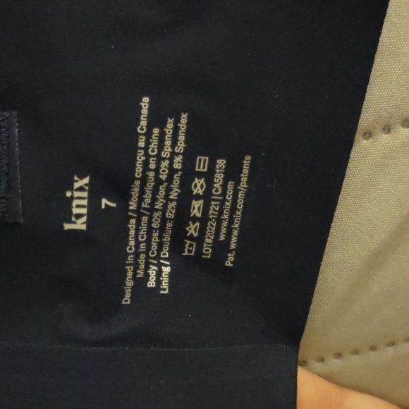 NWT Knix V-Neck Padded Bra color Midnight size 7 - Picture 8 of 9